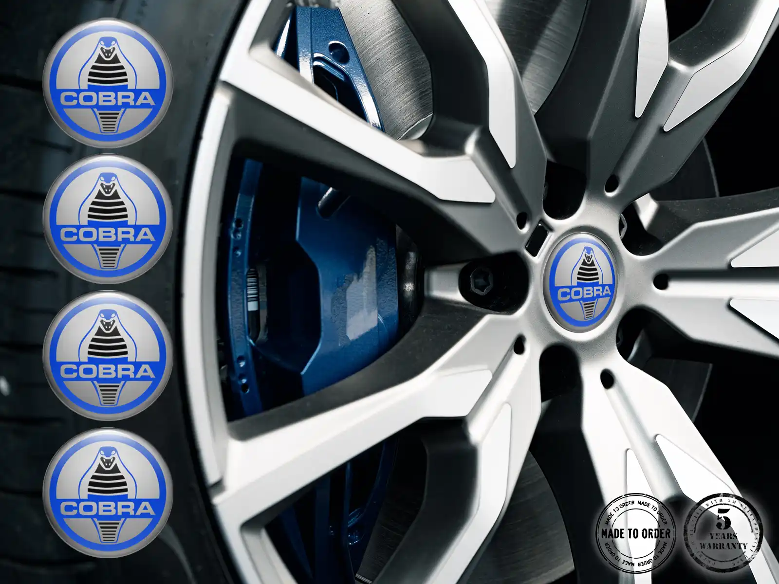 Shelby Gewölbte Emblem Design Harz-Radlogos